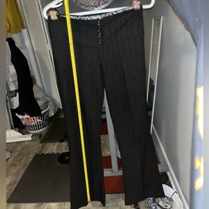 Black dress office work pants